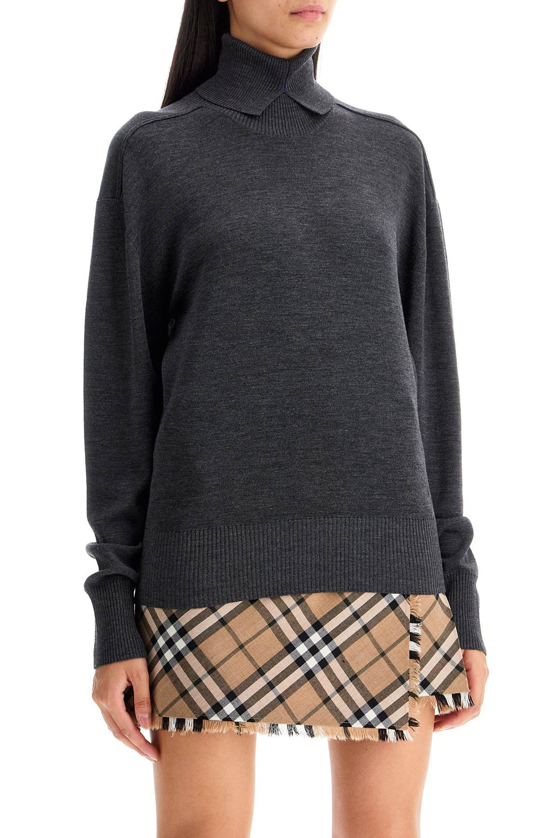 BURBERRY Wool Sweater for Women - Cozy Fall Essential