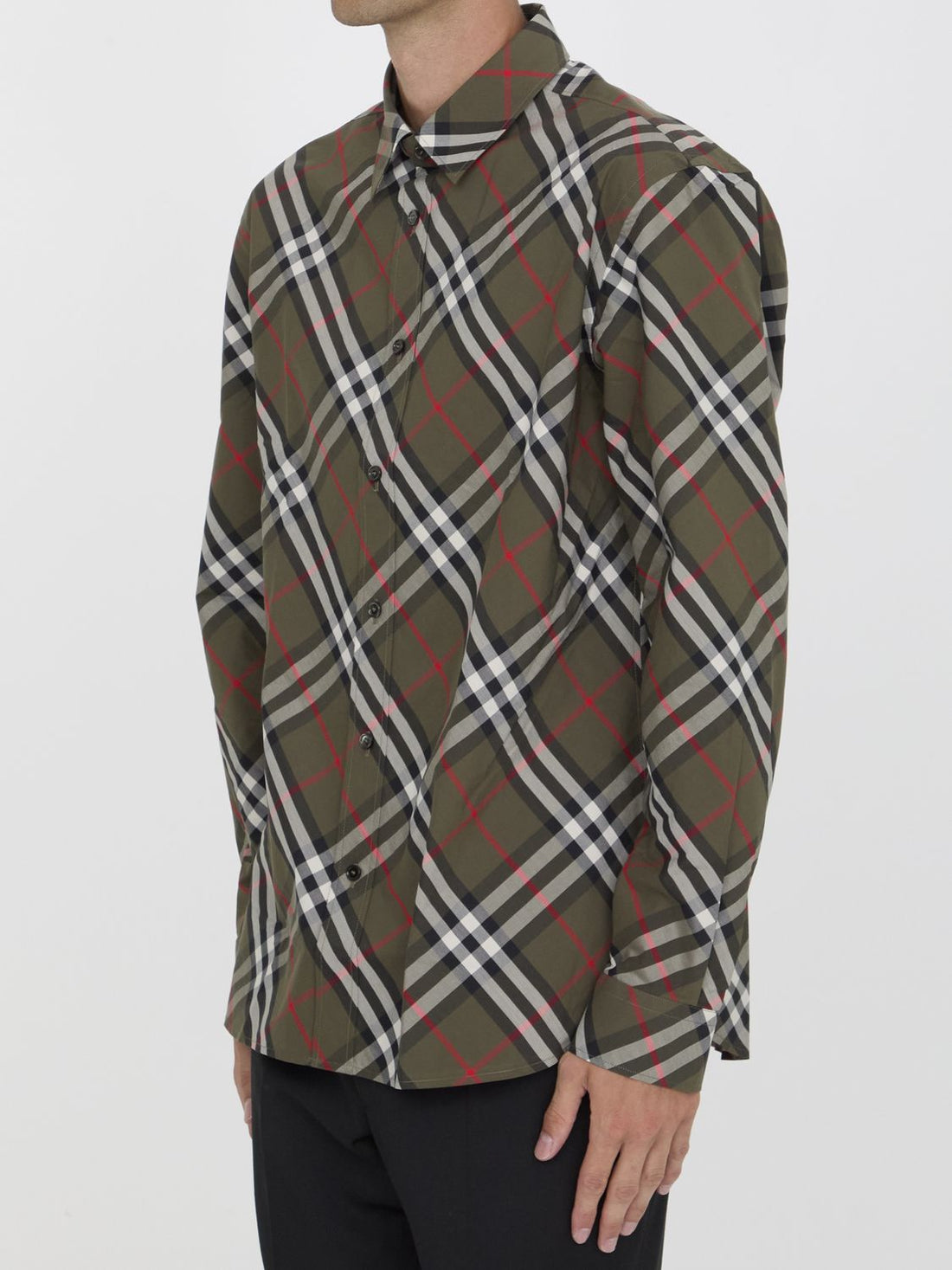 BURBERRY Embroidered Cotton Poplin Shirt for Men