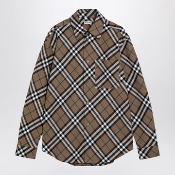 BURBERRY Classic Check Cotton Shirt for Men - FW24