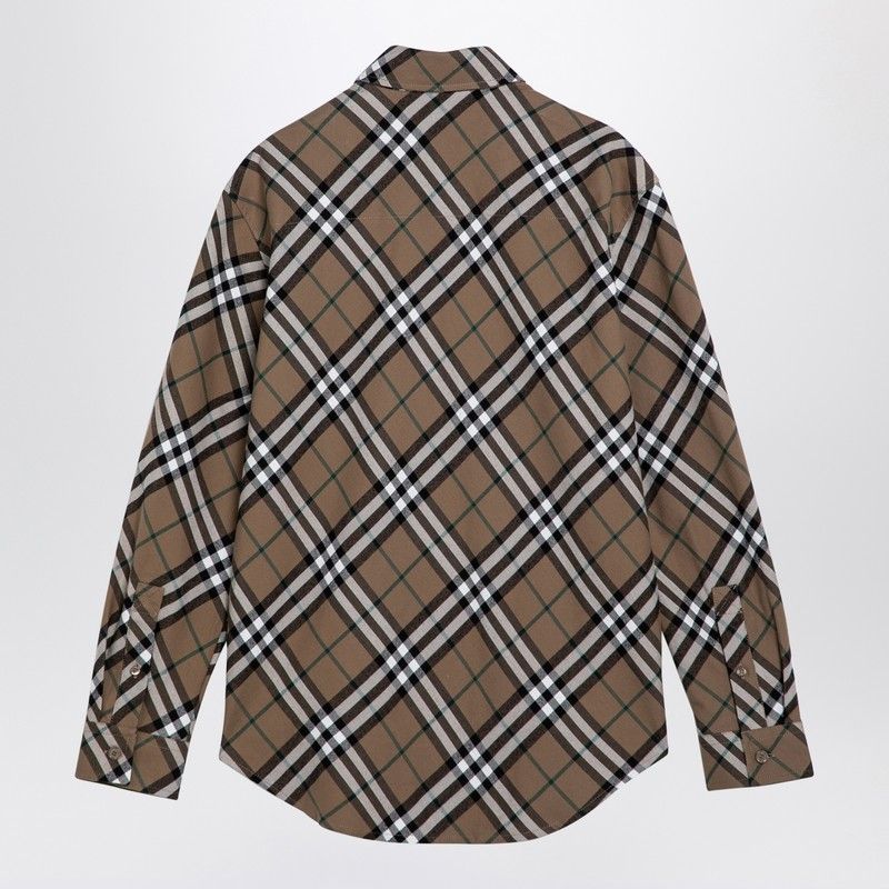 BURBERRY Classic Check Cotton Shirt for Men - FW24