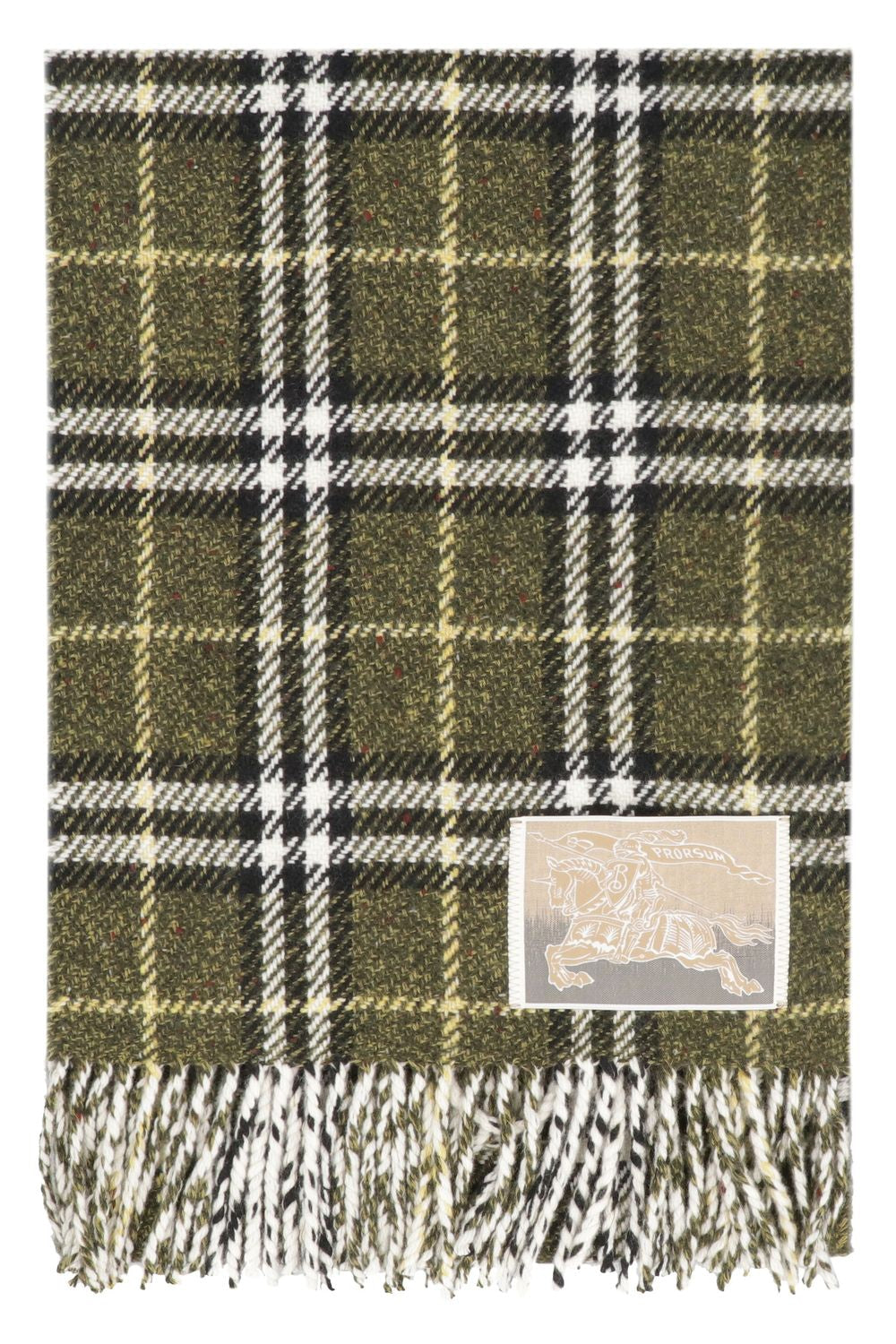 BURBERRY Classic Wool and Cashmere Scarf - 175x30 cm