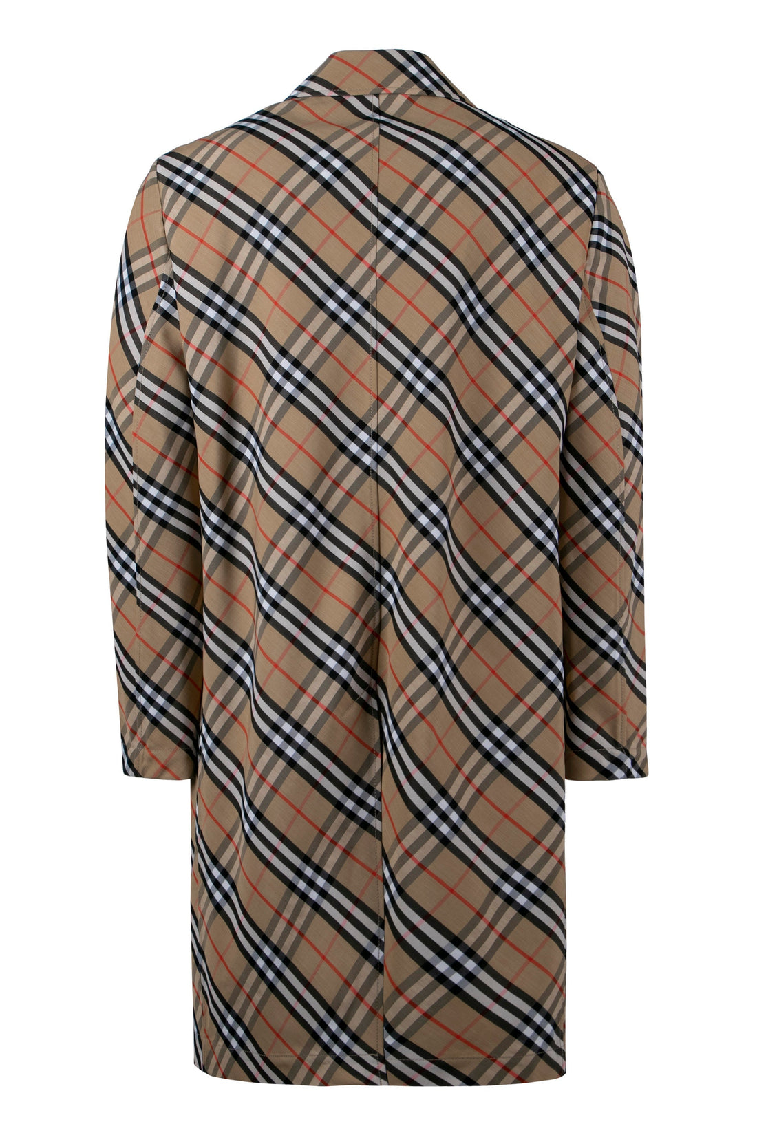 BURBERRY Checkered Design Car Jacket for Men