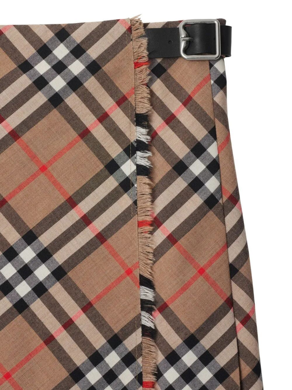 BURBERRY Chic Wool Blend Mini Skirt for Women