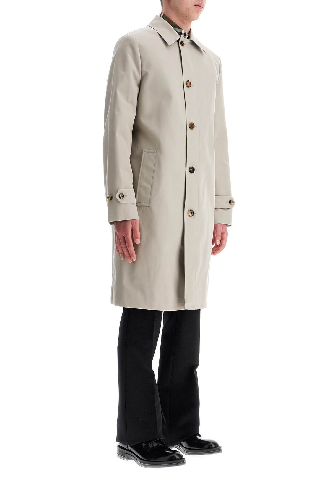 BURBERRY Men's Polyester Blend Trench Jacket