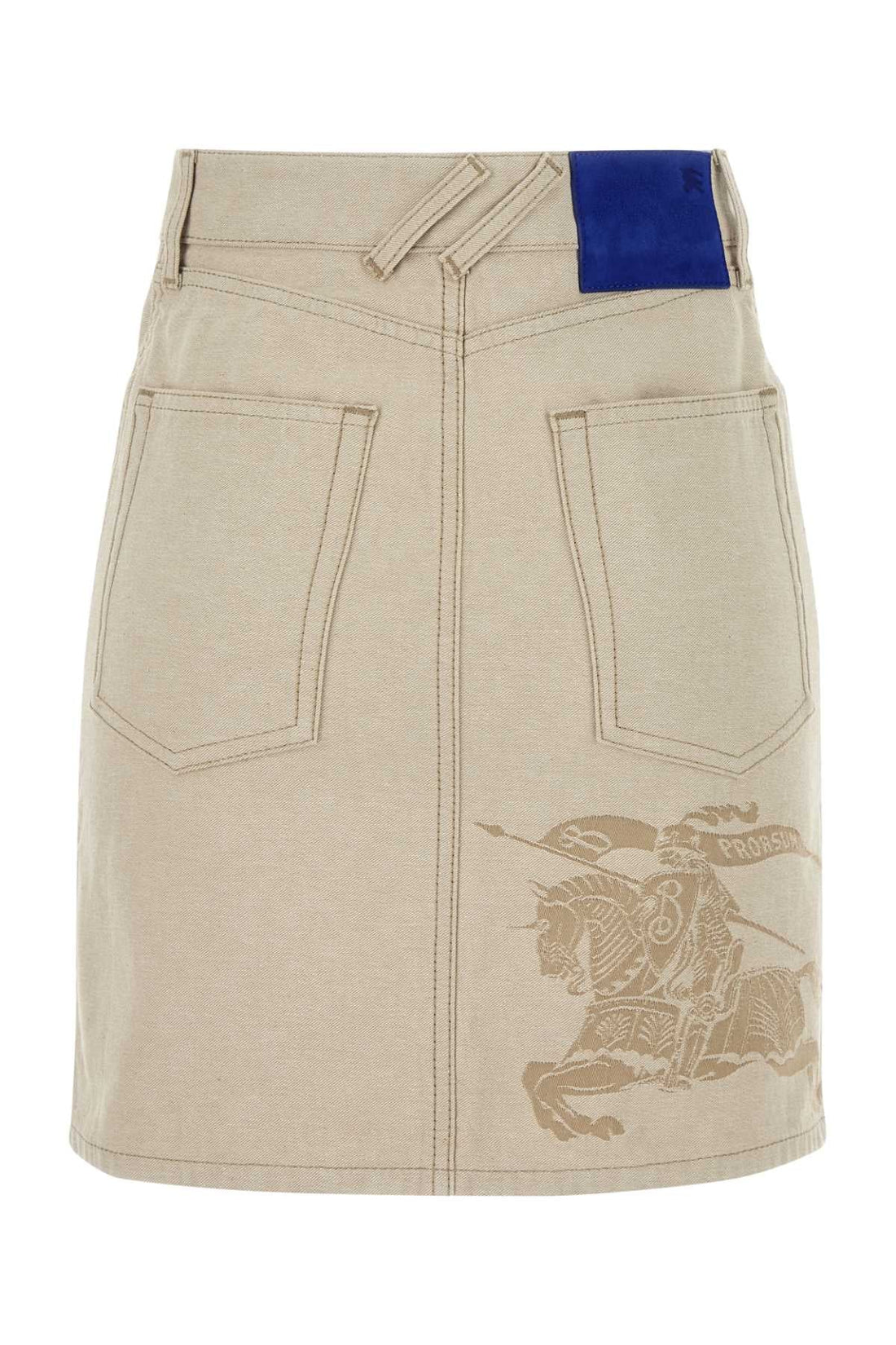BURBERRY Chic Denim Mini Skirt for Women