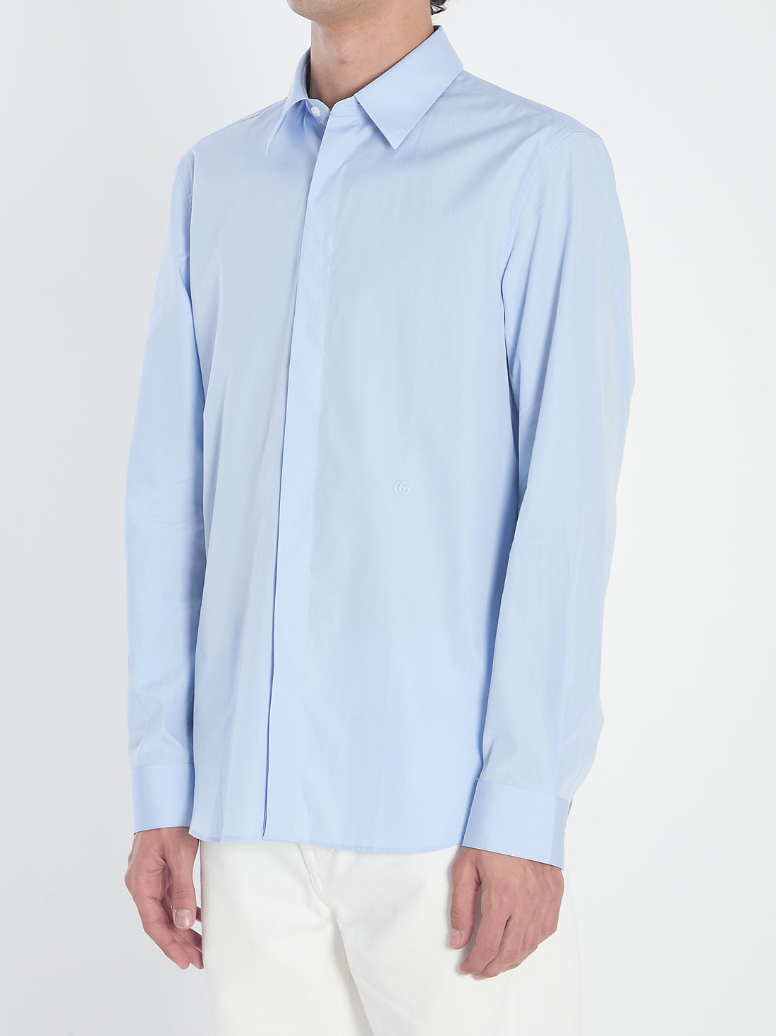 GUCCI Men's Cotton Shirt - Size 16