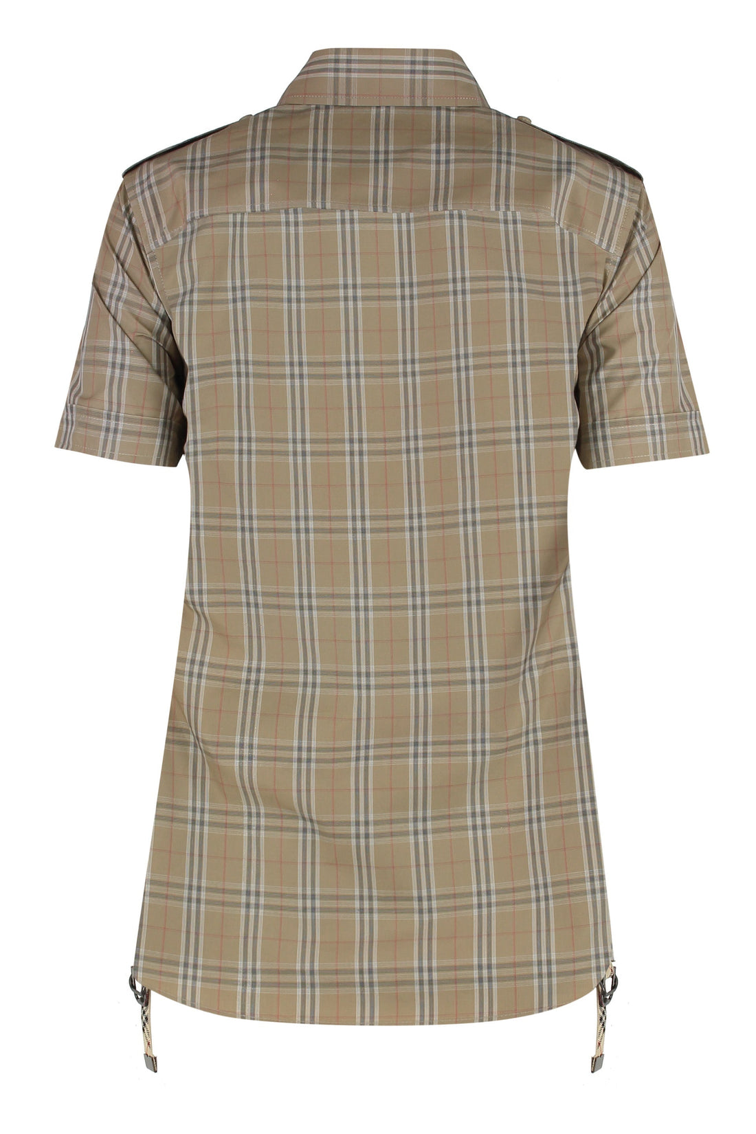 BURBERRY Checkered Design Cotton Shirt for Women