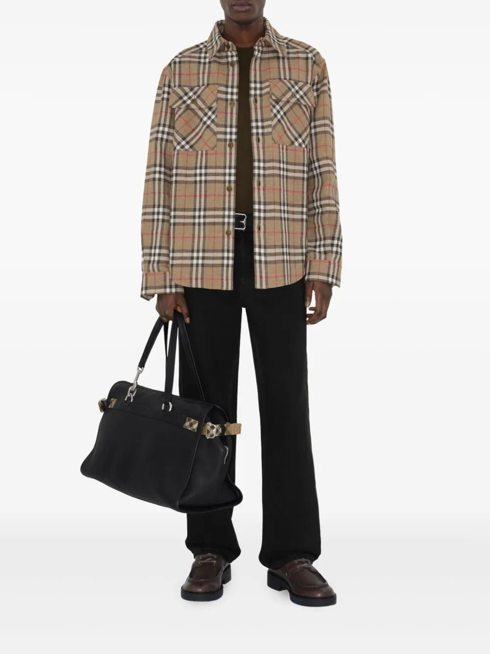 BURBERRY Classic Checked Shirt for Men - SS25 Collection