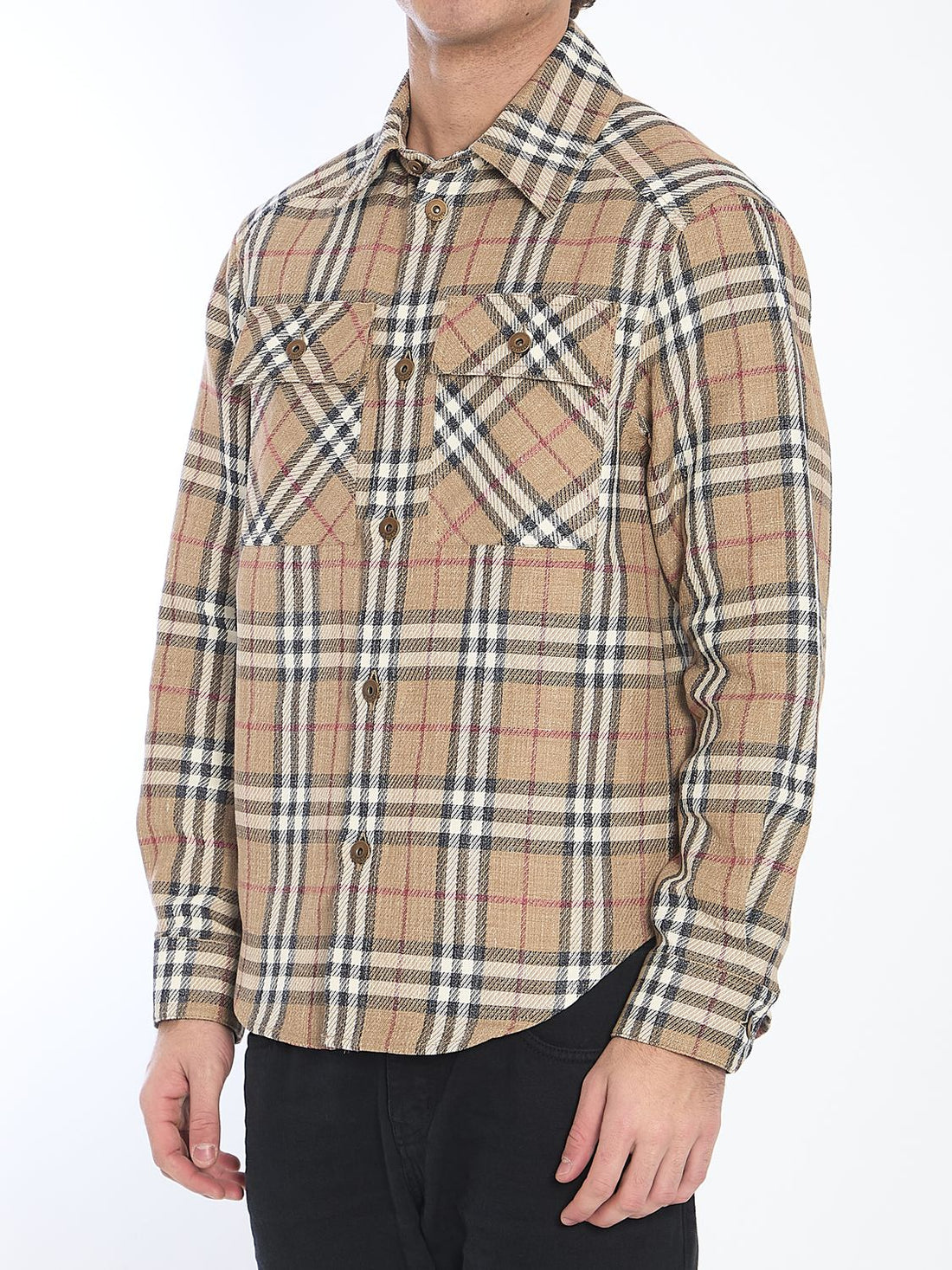 BURBERRY Classic Check Overshirt - Size M