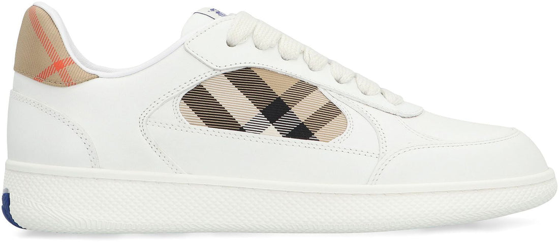 BURBERRY Leather Low-Top Sneakers
