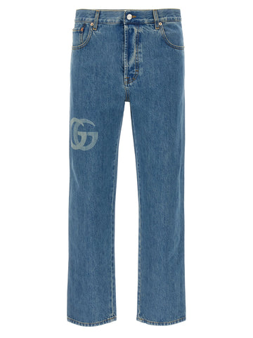 Gucci Men Double G Jeans