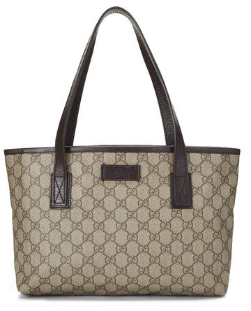 Gucci, Original CS Supreme Canvas Tote Small, Brown