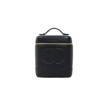 Very Good ( Rank A) ? CHANEL Caviar Skin Vanity Handbag  Made In 1996?1997Year ?25070801