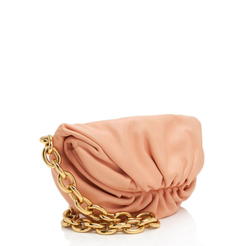 Bottega Veneta Calfskin The Belt Chain Pouch (SHF-7wK4Um)