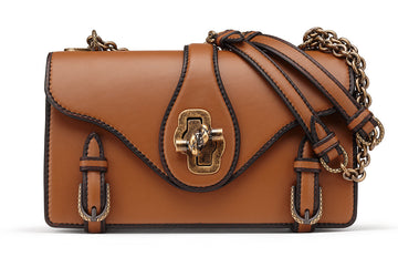 BOTTEGA VENETA CITY KNOT FRENCH CALFSKIN LEATHER BAG