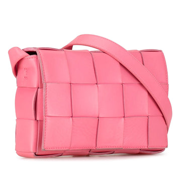 Bottega Veneta Maxi Lambskin Intrecciato Cassette Crossbody (SHG-4fFL6n)