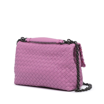 Bottega Veneta Medium Nappa Intrecciato Meadow Flower Olimpia Bag