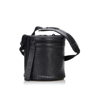 Bottega Veneta Perforated Leather Paper Bucket Bag