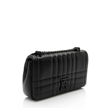 Burberry Quilted Lambskin TB Lola Chain Small Crossbody Bag (SHF-MfRHJB)