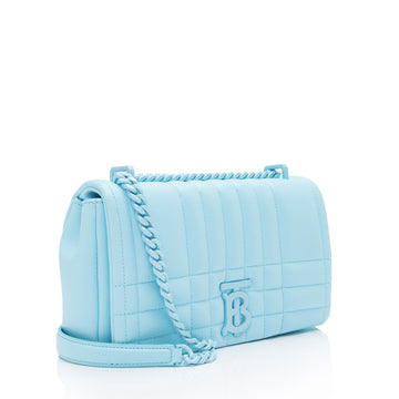 Burberry Quilted Lambskin TB Lola Chain Small Crossbody (SHF-3UeWo9)