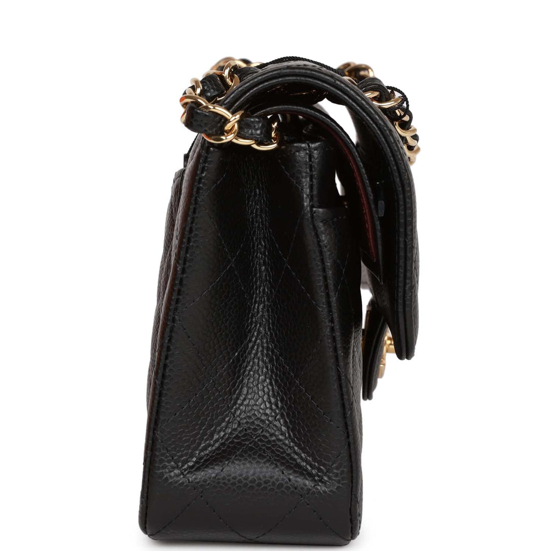 Chanel bag Small Classic Double Flap Black Caviar Gold Hardware