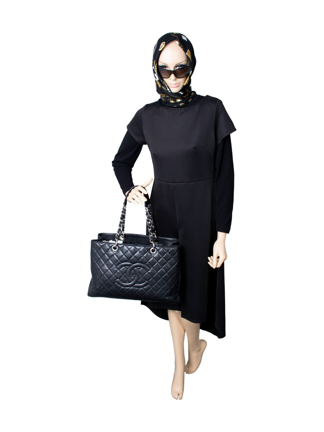 Chanel Caviar Quilted Grand Shopping XL Bag Black