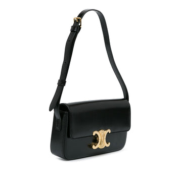 Celine Teen Shiny Calfskin Triomphe Bag (SHG-4GpLjn)