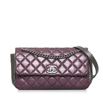 Chanel Glazed Matelasse Portobello Flap Bag (SHG-9R78hs)