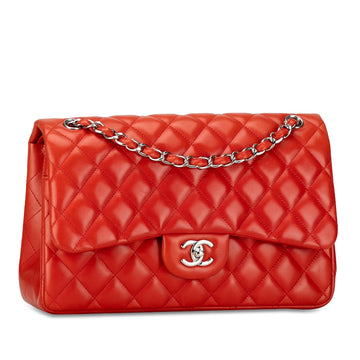 Chanel Jumbo Classic Lambskin Double Flap (SHG-vjfSJ9)