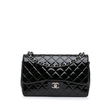 Chanel Jumbo Classic Patent Double Flap (SHG-g1q8JC)