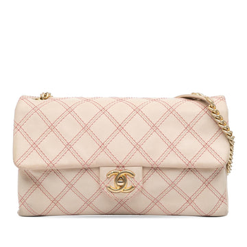 Chanel Jumbo Quilted Calfskin Triple Stitched Flap (SHG-AbeUbg)