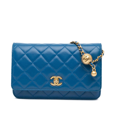 Chanel Lambskin Pearl Crush Wallet On Chain (SHG-NsN0EO)