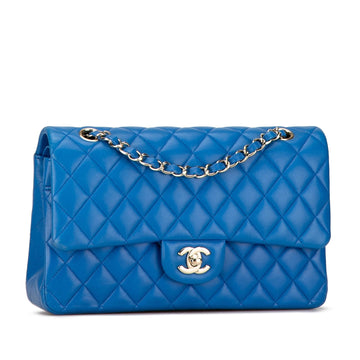 Chanel Medium Classic Lambskin Double Flap (SHG-hXM4fF)