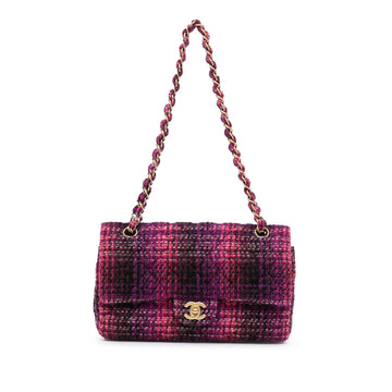 Chanel Medium Classic Tweed Double Flap (SHG-COj9Tf)