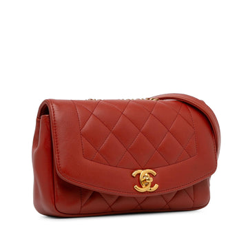 Chanel Small Lambskin Diana Flap (SHG-WdK1ak)