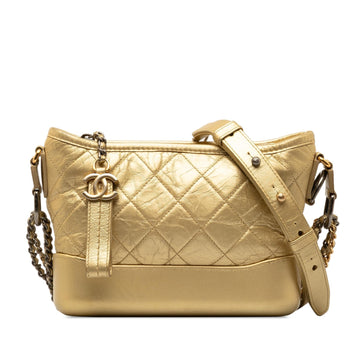 Chanel Small Metallic Lambskin Gabrielle Crossbody (SHG-XYucts)