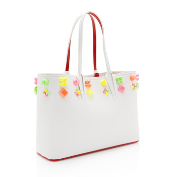 Christian Louboutin Calfskin Couronnes Sevillana Cabata Tote (SHF-CSufWo)