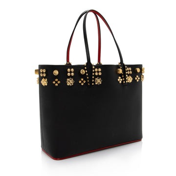 Christian Louboutin Calfskin Couronnes Sevillana Cabata Tote (SHF-wnxgYQ)