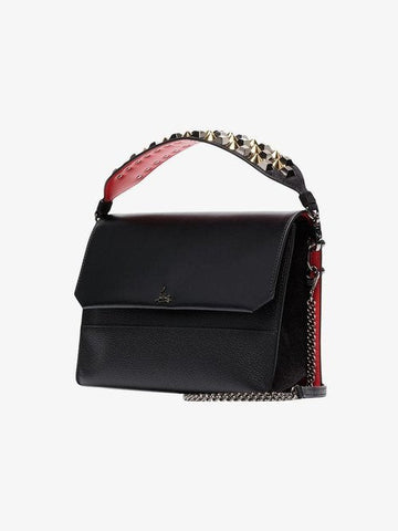 CHRISTIAN LOUBOUTIN LOUBIBLUES CLUTCH CROSSBODY BAG