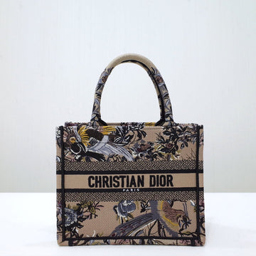 DIR1286 Book Tote black BIG 26.5cm Handbag Embroidery LOGO grey