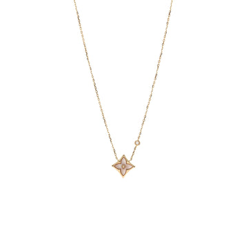 Louis Vuitton Color Blossom BB Star Pendant Pink Gold Mother Of Pearl/Diamond