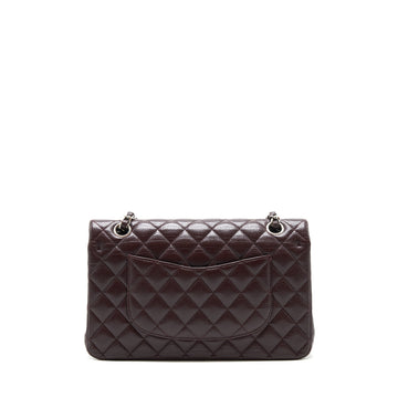 Chanel Medium Classic double Flap bag Caviar Burgundy SHW