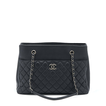 Chanel Urban Companion Tote Bag Caviar Black Ruthenium Hardware
