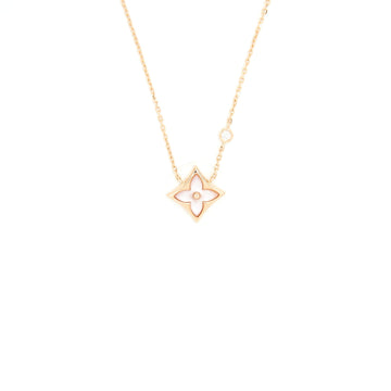 Louis Vuitton Colour Blossom BB Star Pendant, Pink Gold / Pink Mother Of Pearl And Diamond