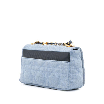 Dior Medium Denim Macrocannage Caro Bag