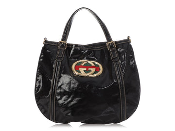 G*G Black Dialux Britt Tote