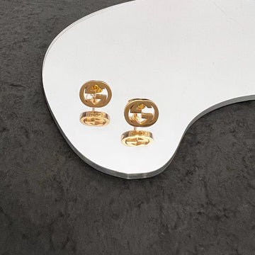 SS Earrings brass yellow gold 220915 Free shipping