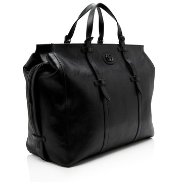 Gucci Calfskin GG Marmont Monochrome Large Tote (SHF-sBw4Ey)