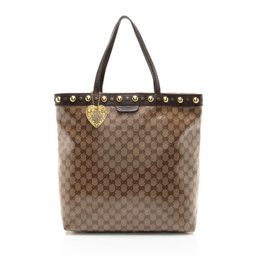 Gucci Crystal GG Babouska N/S Tote (SHF-zl7w4j)