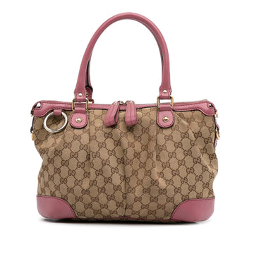 Gucci GG Canvas Sukey Satchel (SHG-2jI04a)